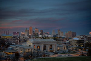 View of Kansas City Missouri Skyline